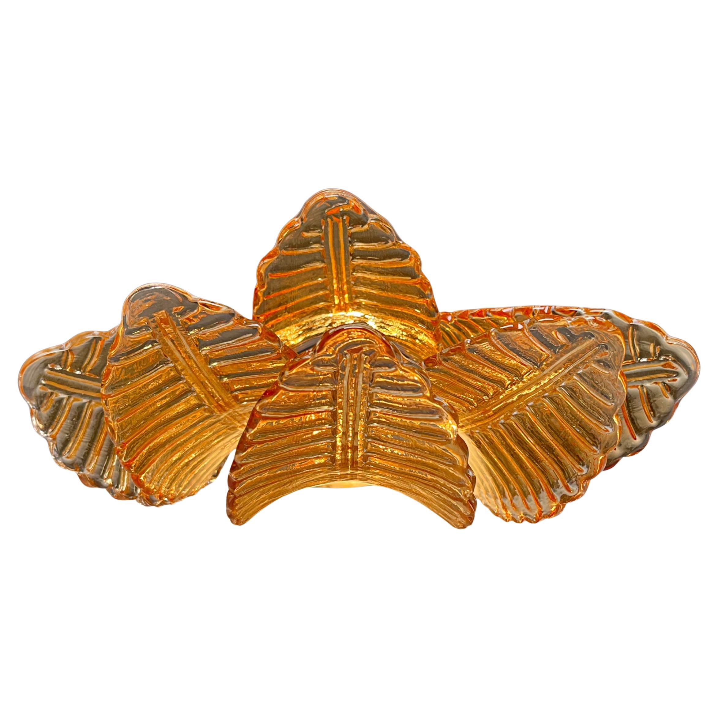 20th Century Pair Italian Murano Sconces For Sale