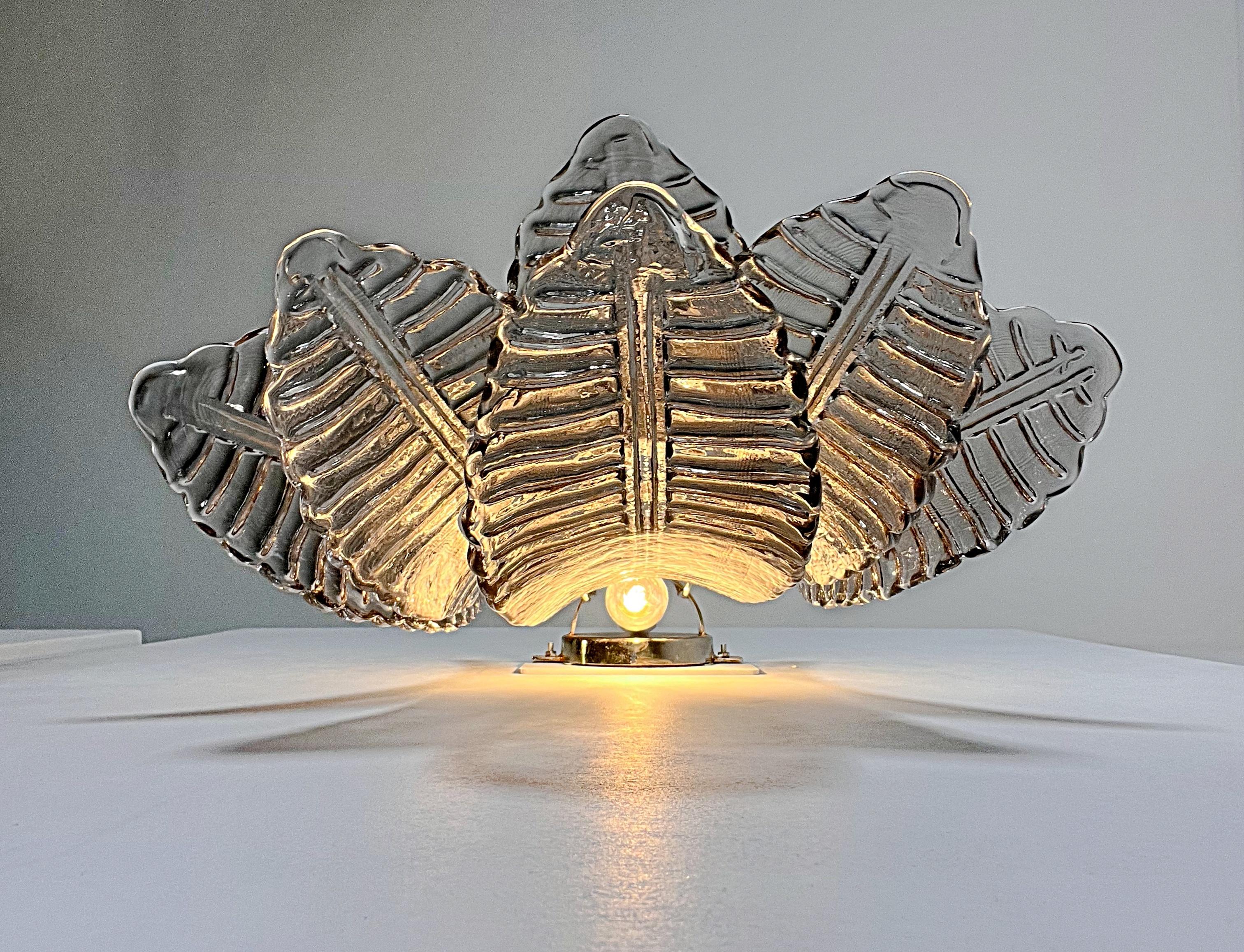 Pair Italian Murano Sconces For Sale 3