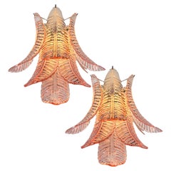 Pair Italian Murano Sconces