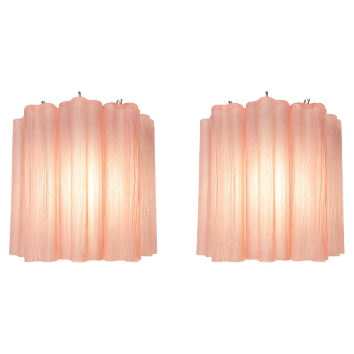 Pair Italian Murano Sconces