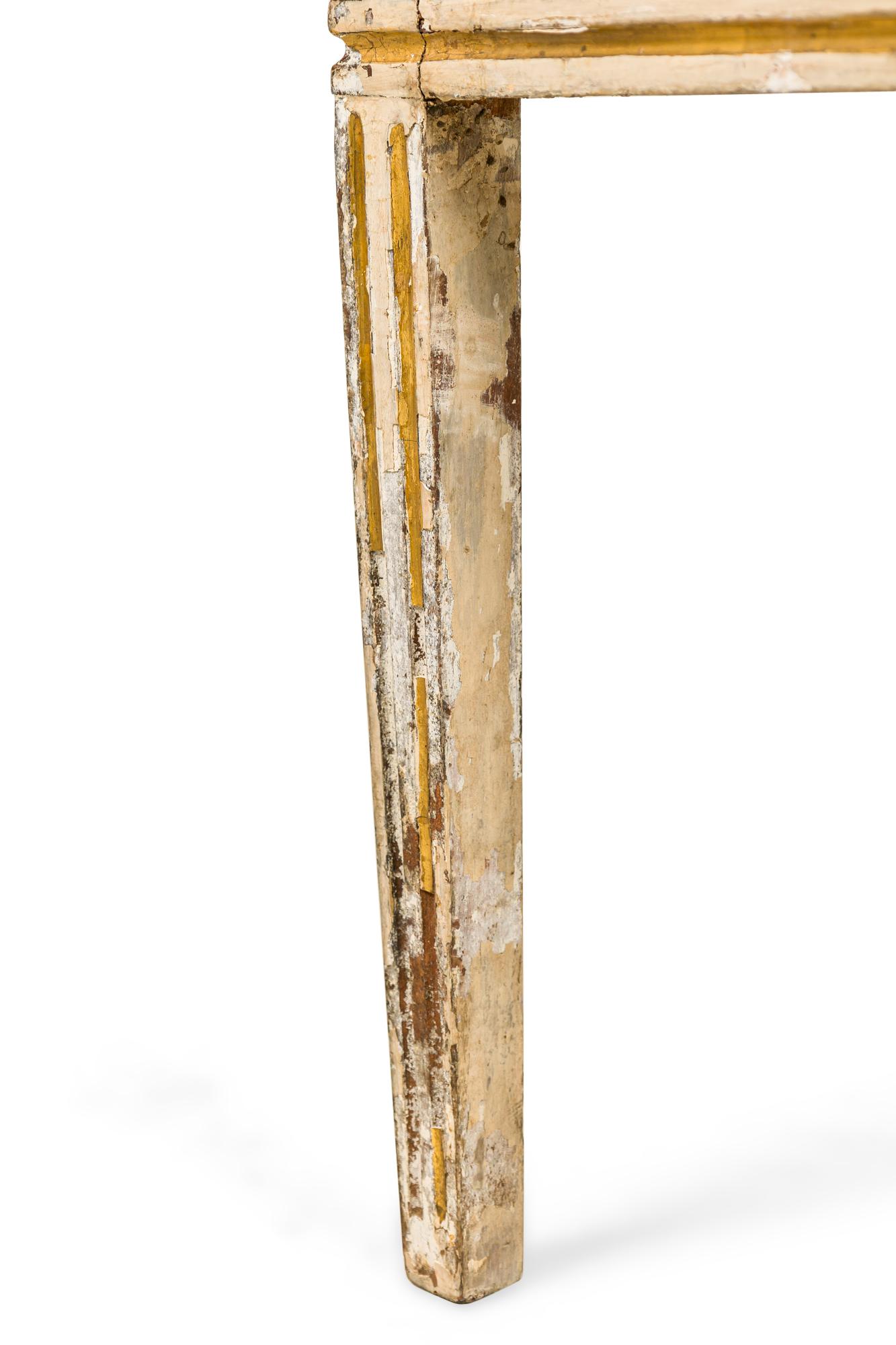 Pair Italian Neo-classic Settees 18th c unupholstered in vendita 3