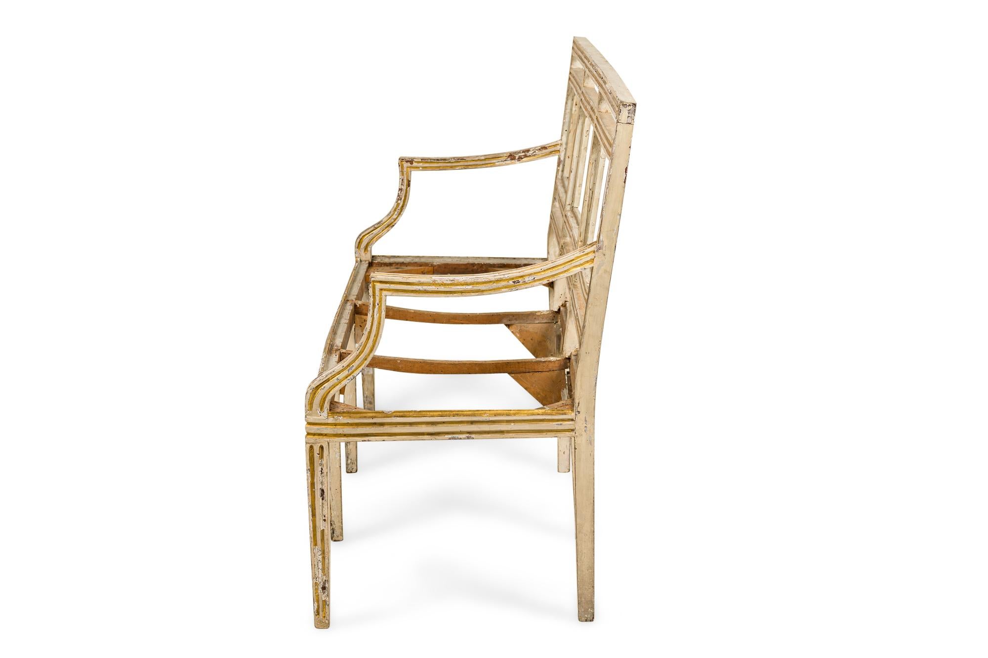 Italiano Pair Italian Neo-classic Settees 18th c unupholstered in vendita