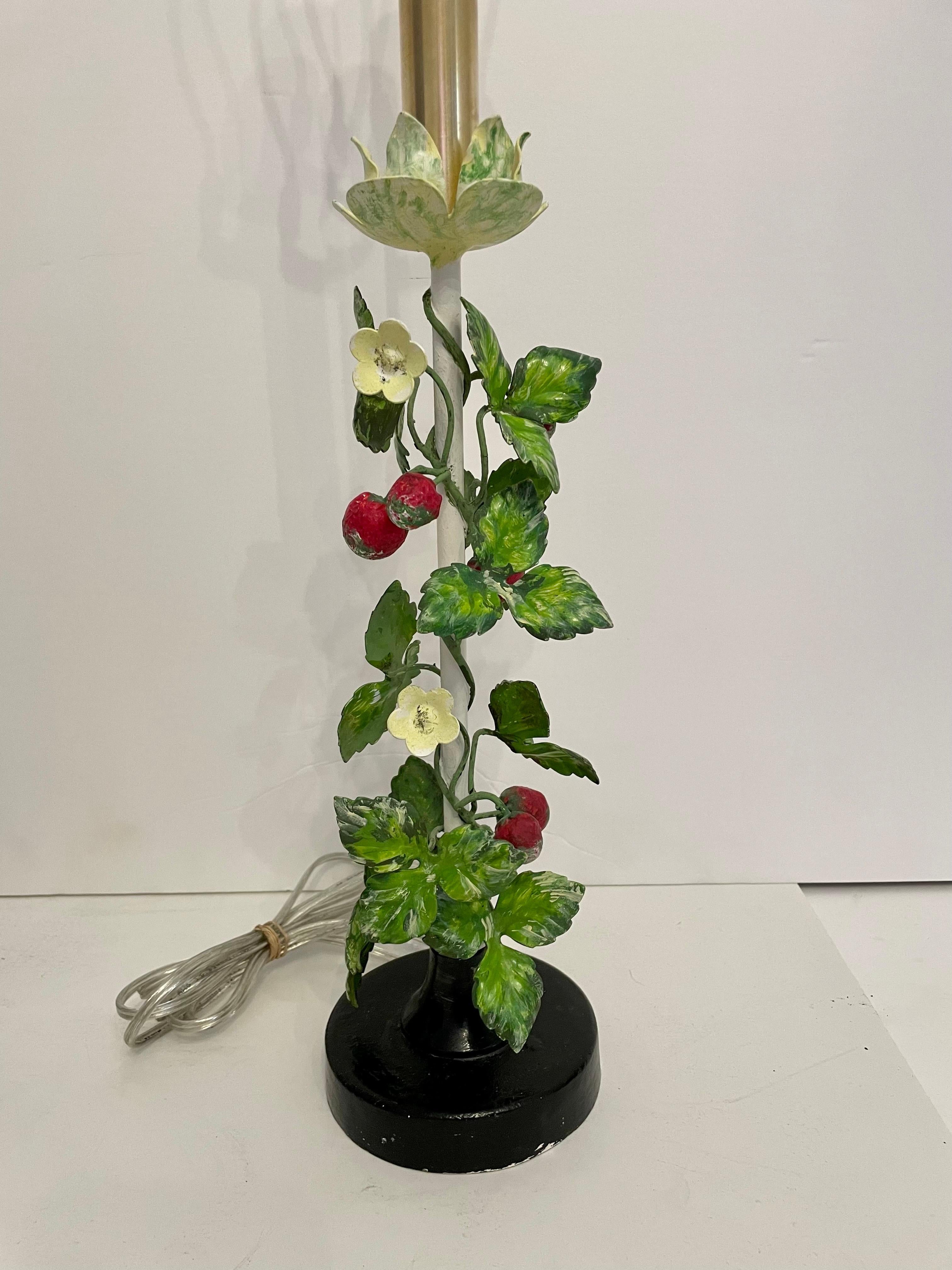strawberry lamp vintage