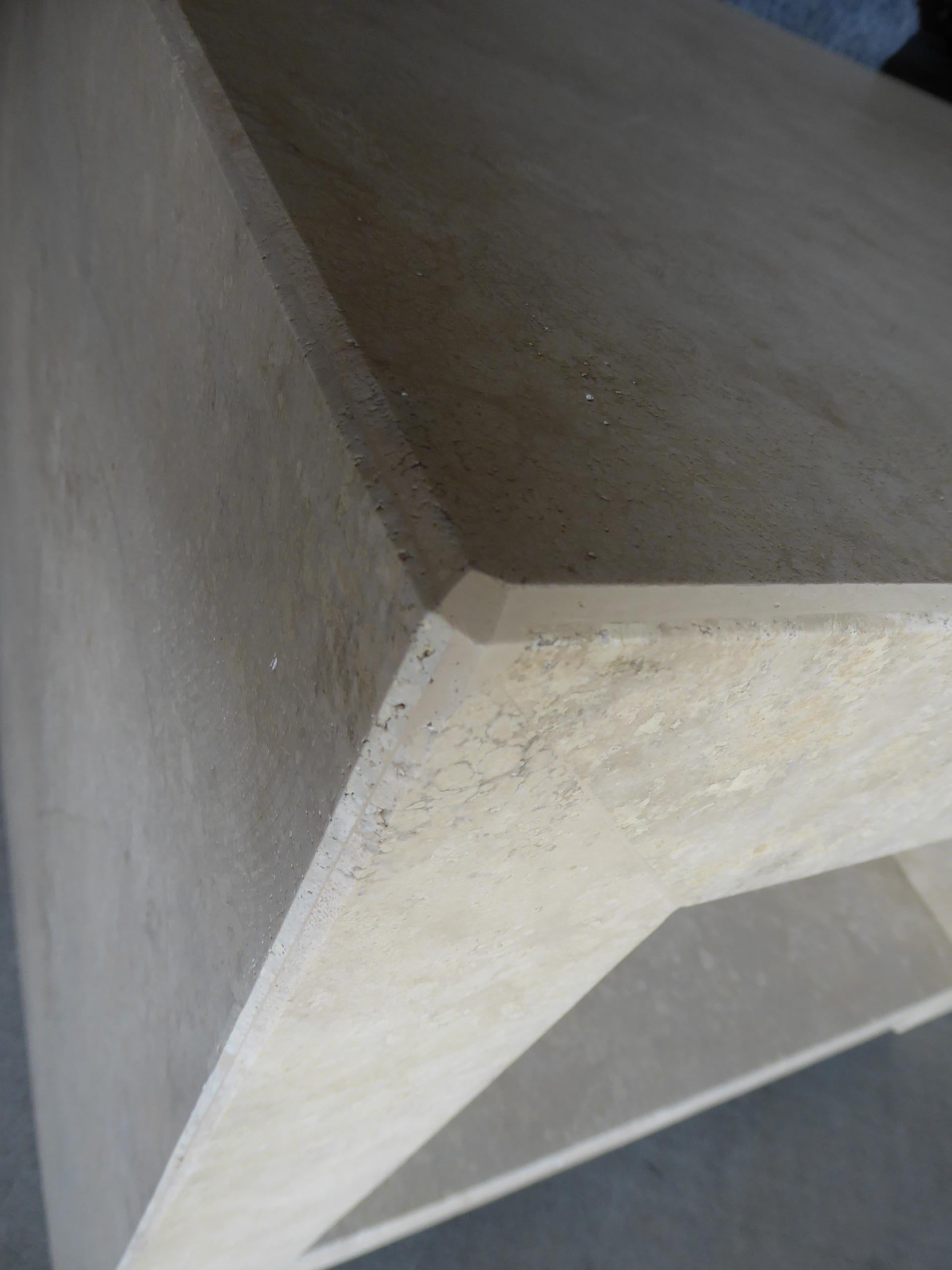 Pair of Italian Travertine 
