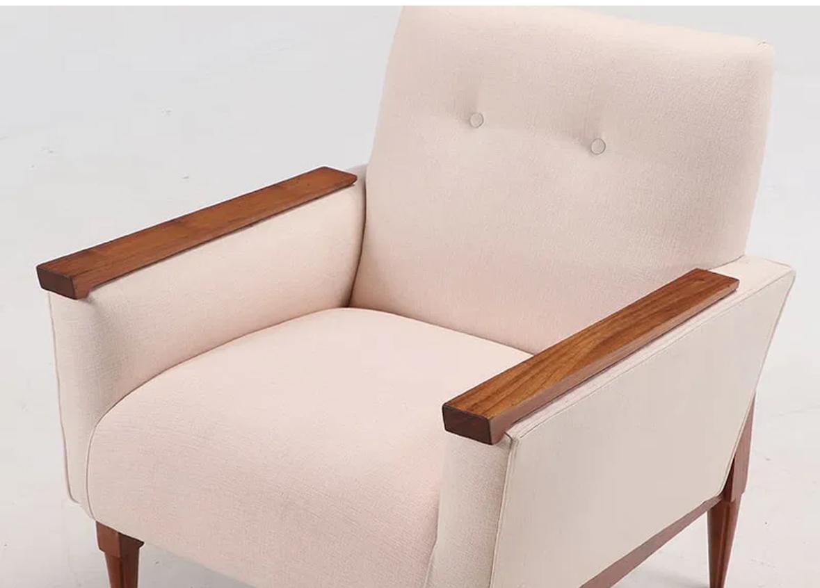 Européen Paire de chaises longues italiennes tapissées en vente