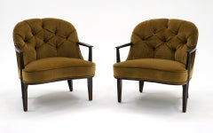 Pareja de sillas de salón Janus de Edward Wormley para Dunbar