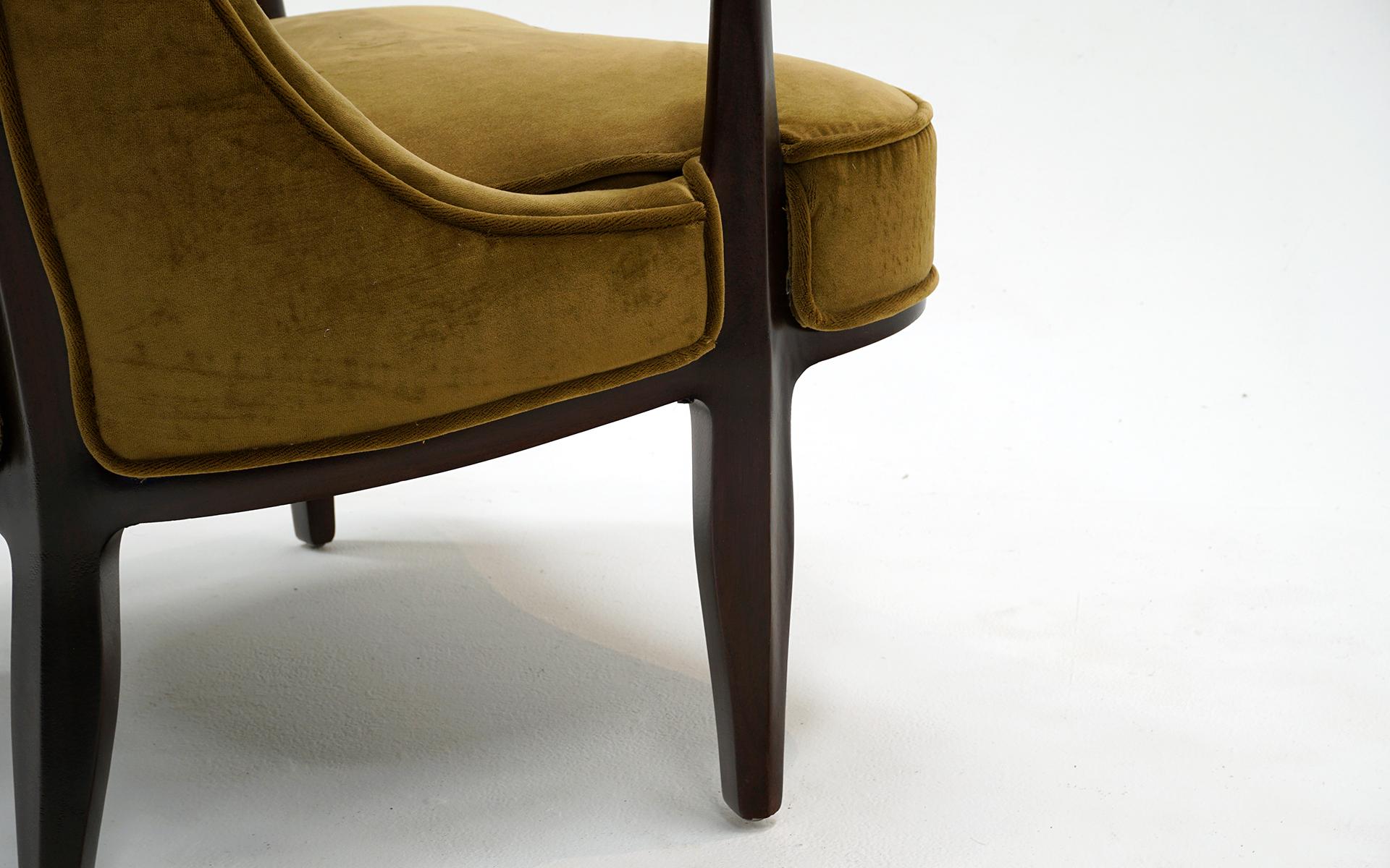 Paar Janus Lounge Chairs von Edward Wormley für Dunbar.  Ausgezeichneter Zustand im Angebot 1