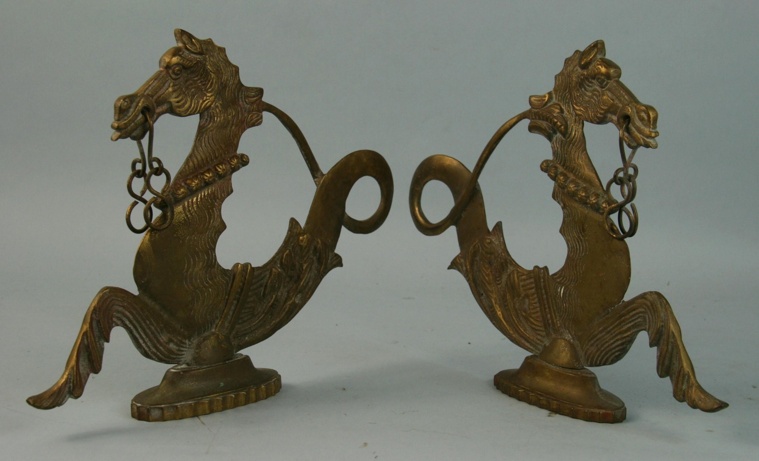  Japanese Pair Hand Cast Bronze Dragon Sculptures In Good Condition In Douglas Manor, NY