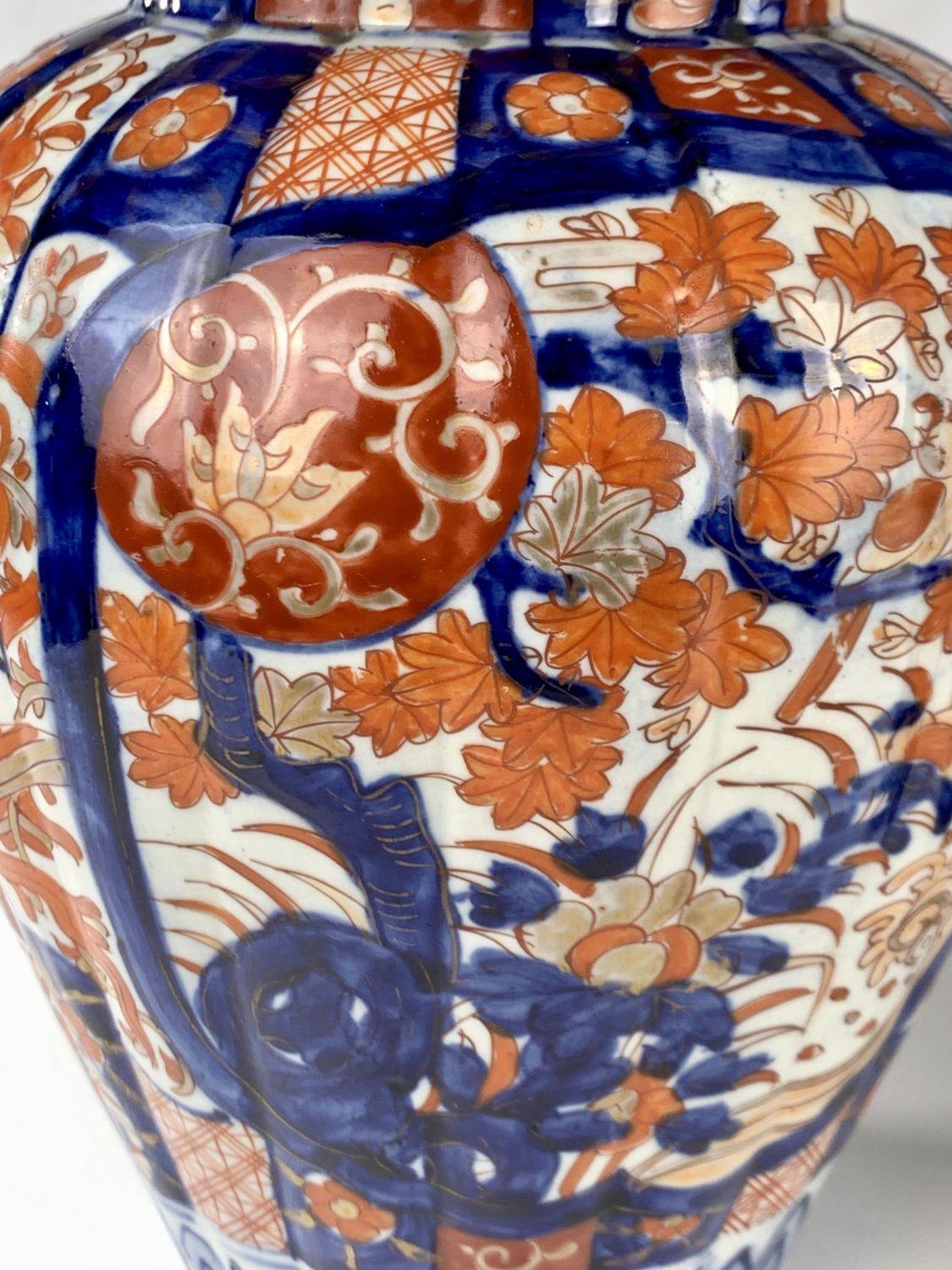 19th Century Pair Imari Jars Made in the Meiji Period, Japan Circa 1880 For Sale