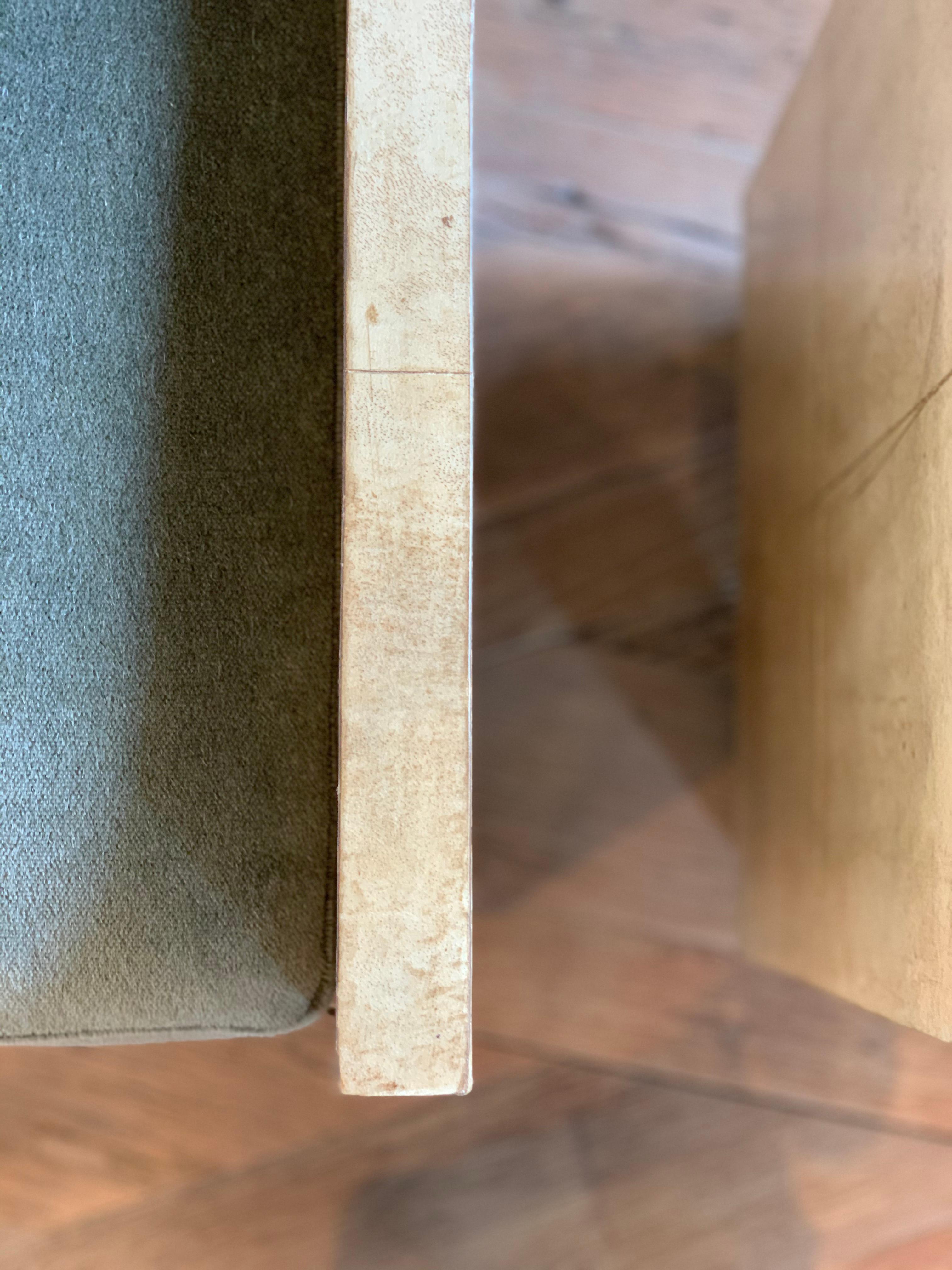 Pair of Jean-Michael Frank Style Goatskin Benches in Mohair In Good Condition In Houston, TX