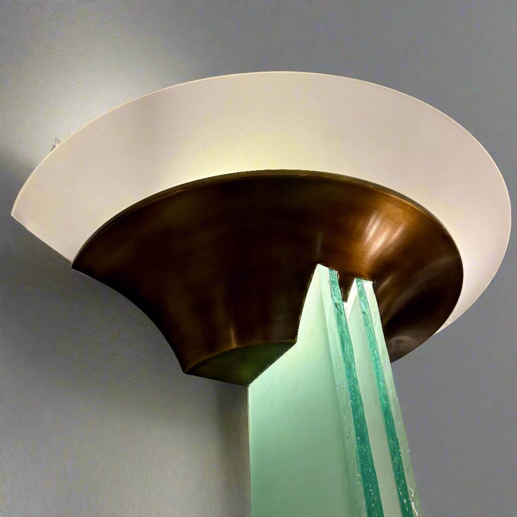 20th Century Pair Jean Perzel French Art Deco Sconces France 1930 For Sale