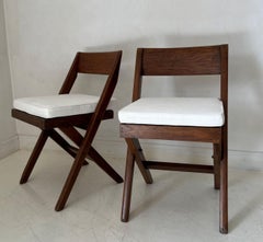 Pair Jeanneret Library Chairs