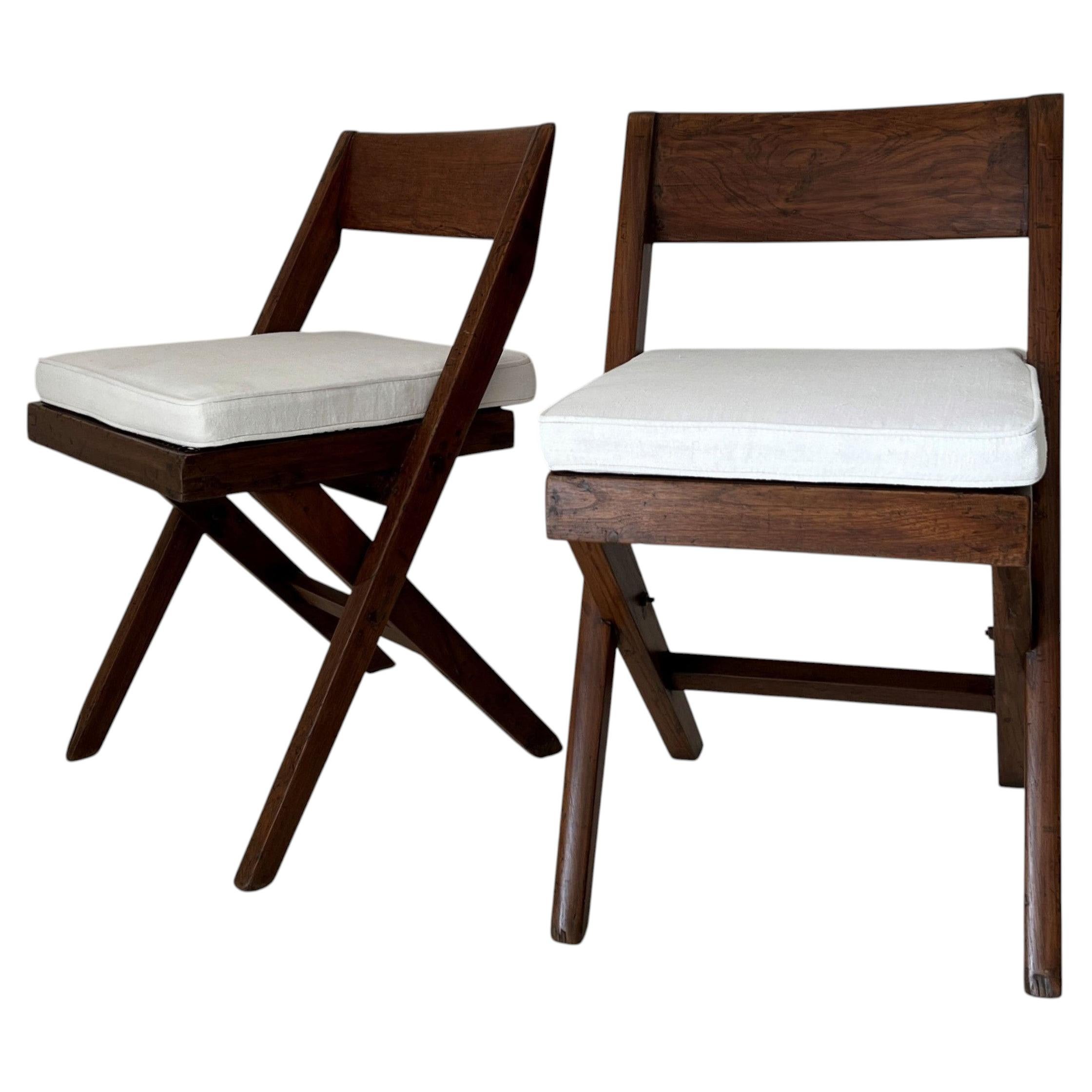 Pair Jeanneret Library Chairs