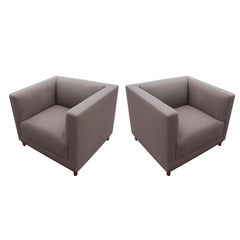 Pair of Jephson Robb for Bernhardt Mills Lounge Chairs