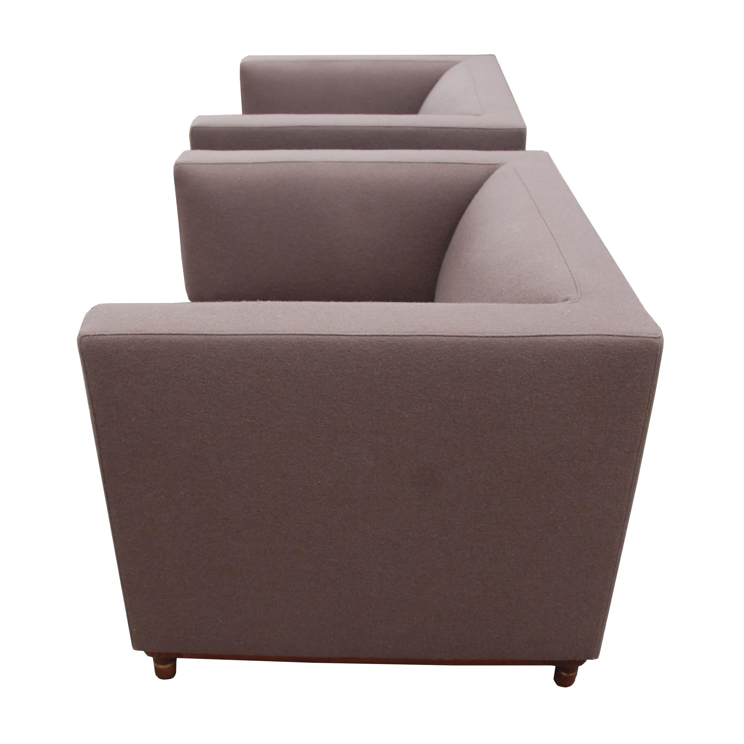 Modern Pair of Jephson Robb for Bernhardt Mills Lounge Chairs