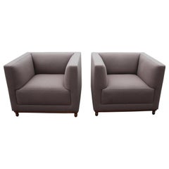 Pair of Jephson Robb for Bernhardt Mills Lounge Chairs