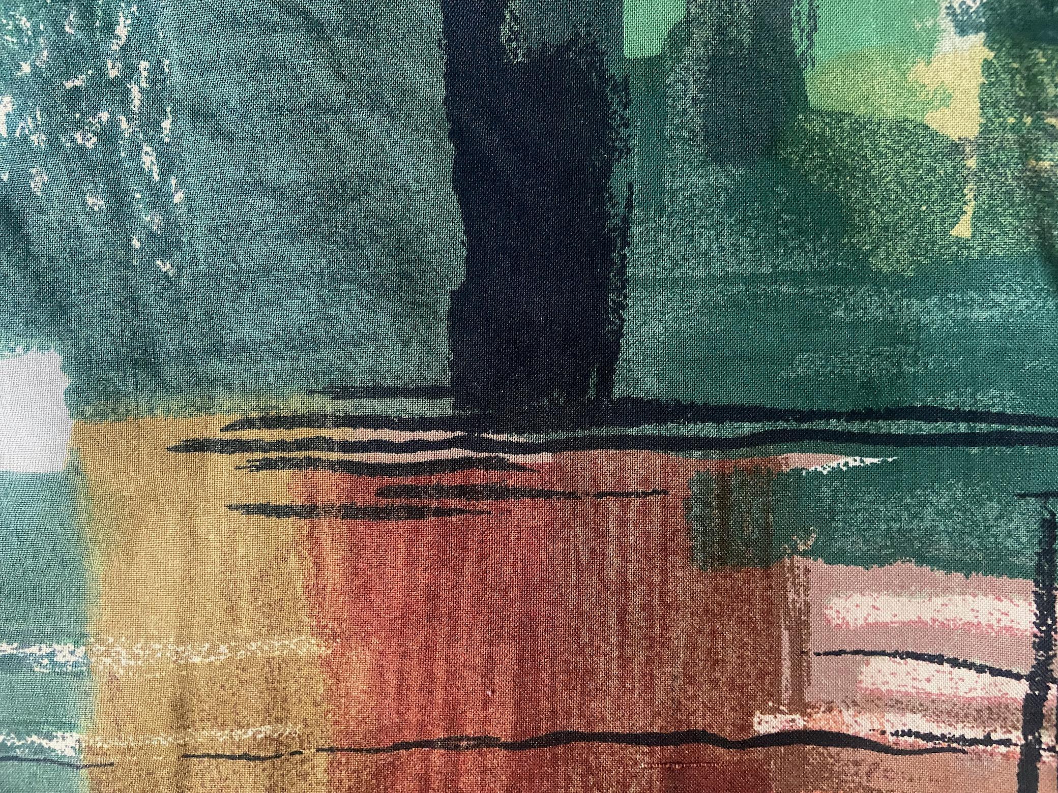 Pair, John Piper Mid-Century Stones of Bath Screen Printed Cushions covers 1962 In Good Condition For Sale In London, Fitzrovia