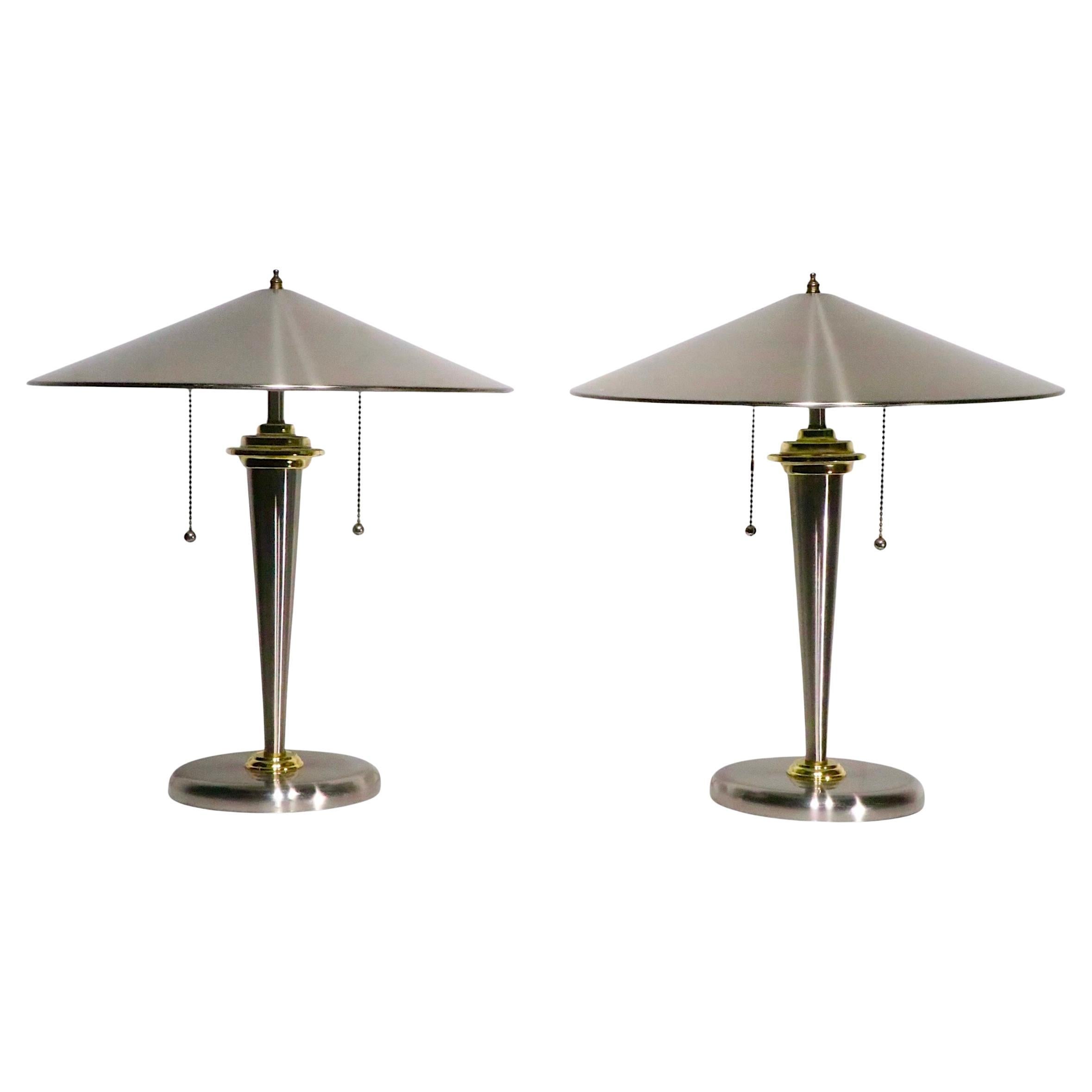 Paar John Vesey Tischlampen im Angebot