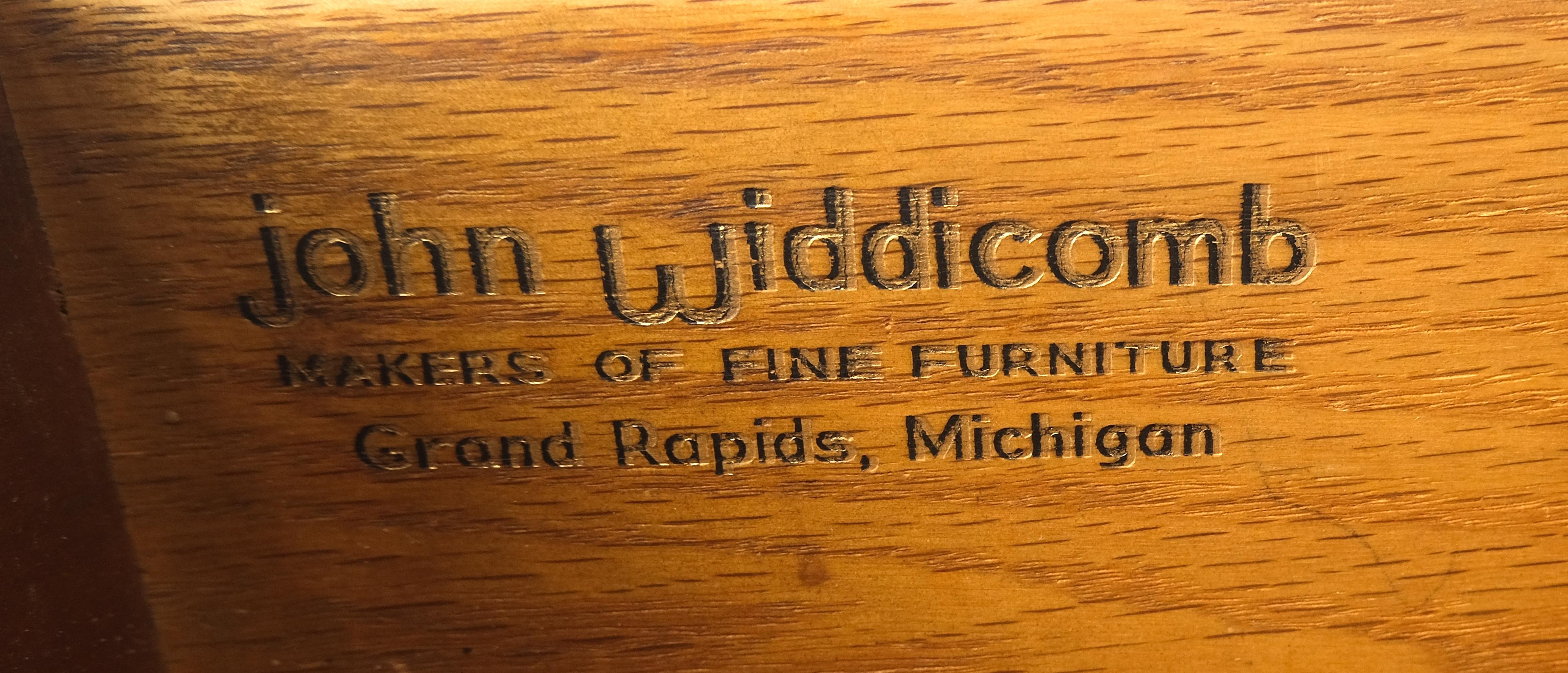 Pair John Widdicomb Country French 3 Drawer Night Stands End Tables MINT! For Sale 9