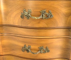 Pair John Widdicomb Country French 3 Drawer Night Stands End Tables MINT!