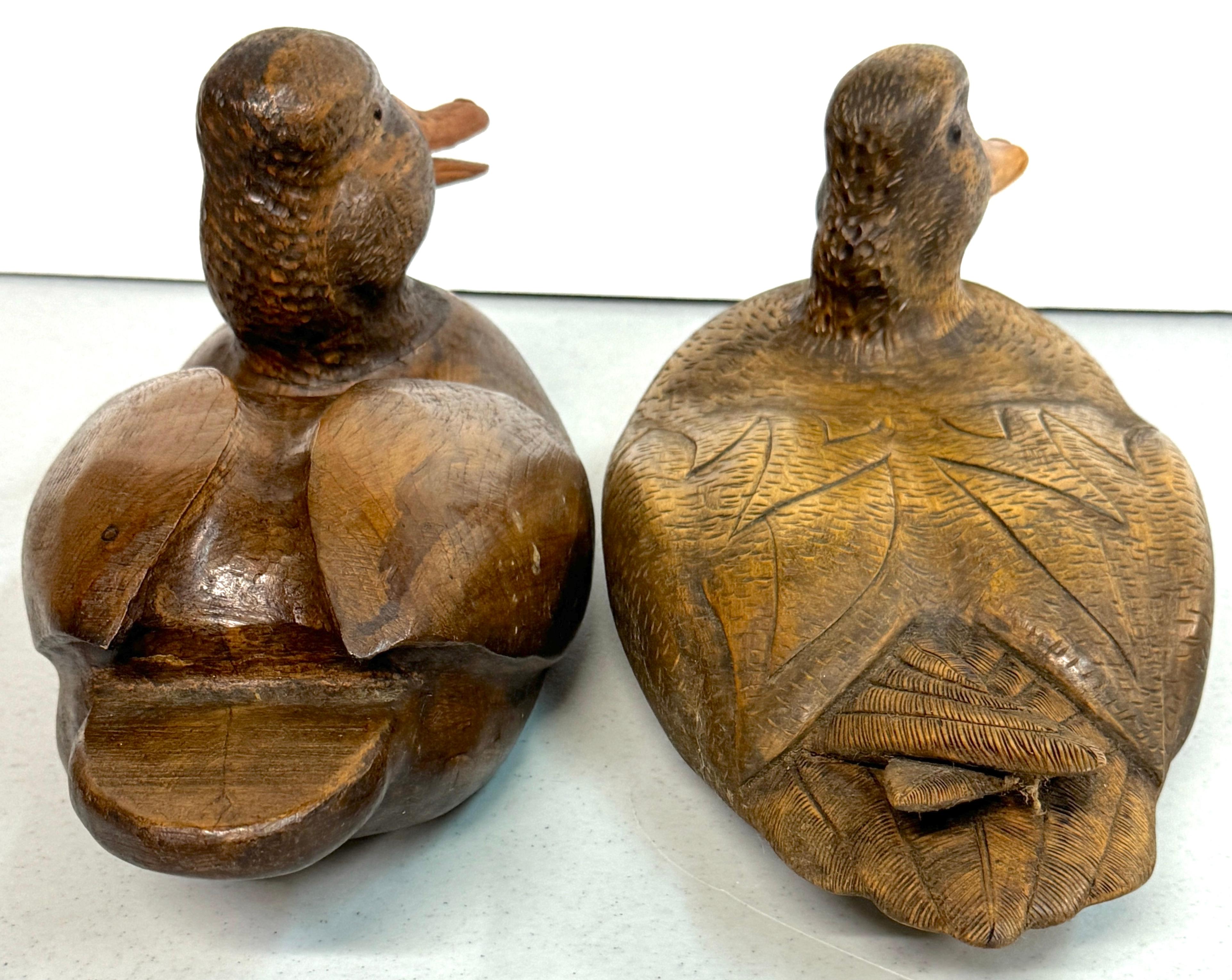 Pareja J.W. Señuelos de pato Reynolds, Chicago, Siglo XX Vidrio en venta