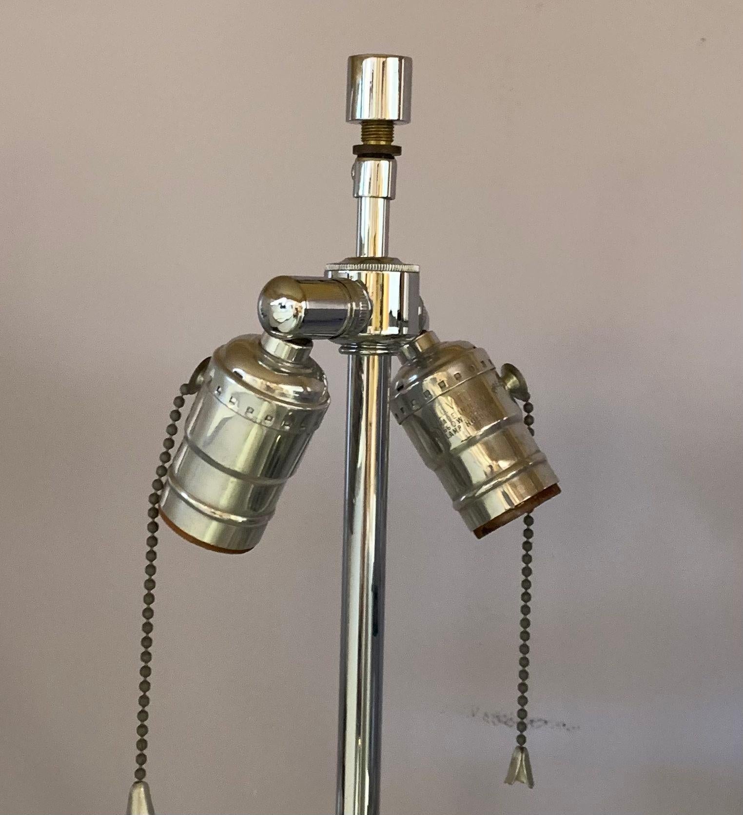 Paire de lampes empilées en lucite Karl Springer, 1960 en vente 2