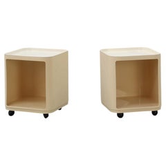 Lot de deux meubles Kartell Componibili, modèle 4979, par Anna Castelli Ferrieri, Italie, années 1970