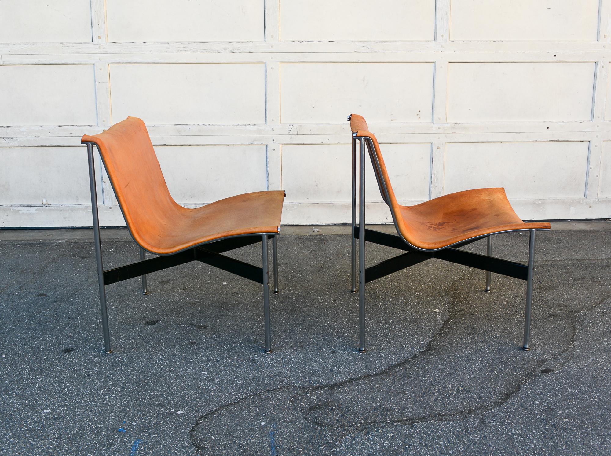 Pair Katavolos, Littell and Kelley New York Chairs for Laverne Originals In Fair Condition For Sale In San Mateo, CA