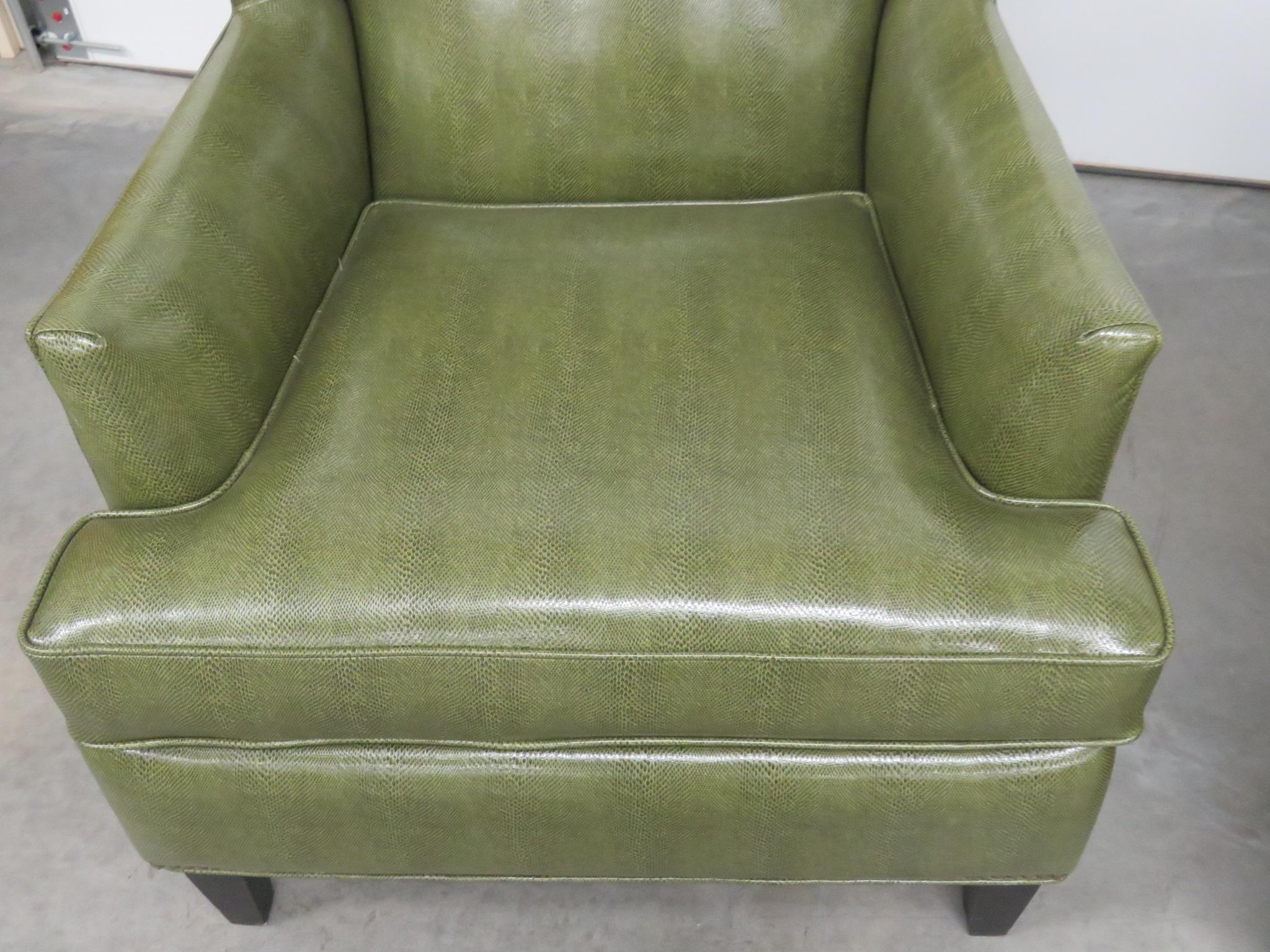Pair of Kellex Seating Modern Wingback Chairs For Sale at 1stDibs kellex seating prices, where
