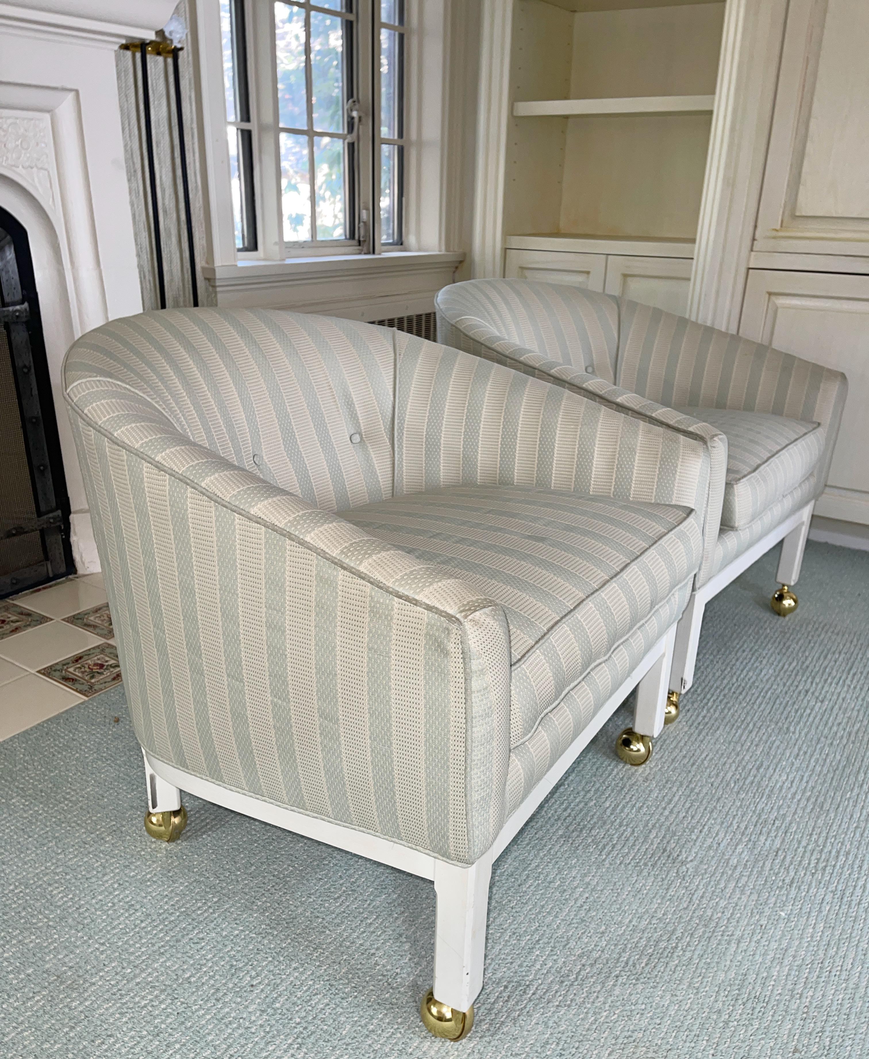 Américain Paire de chaises longues Kipp Stewart pour Directional en vente