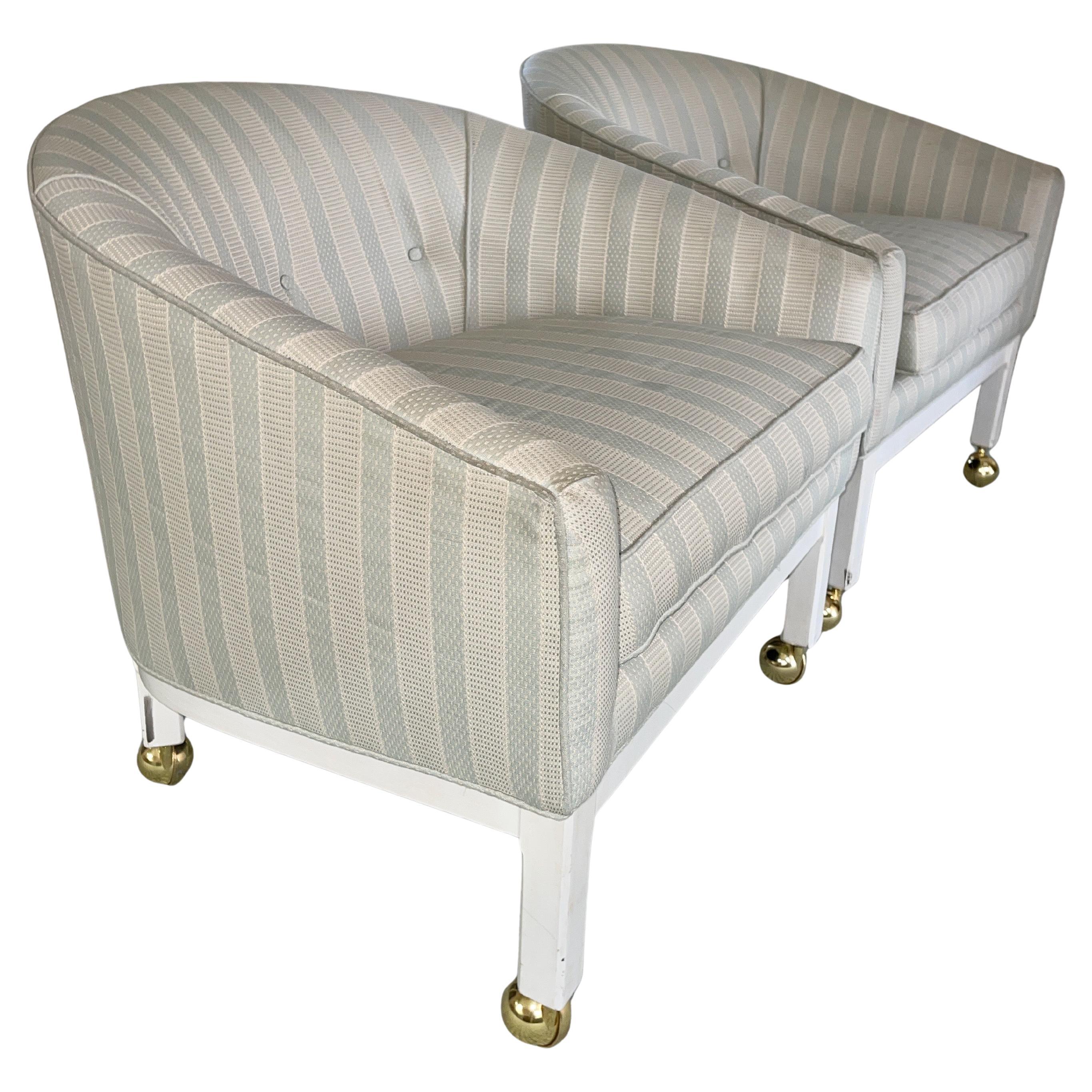 Pair Kipp Stewart for Directional Lounge Chairs