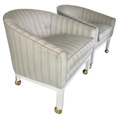 Pair Kipp Stewart for Directional Lounge Chairs