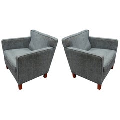 Pair Knoll Mies Van der Rohe Krefeld Lounge Chairs