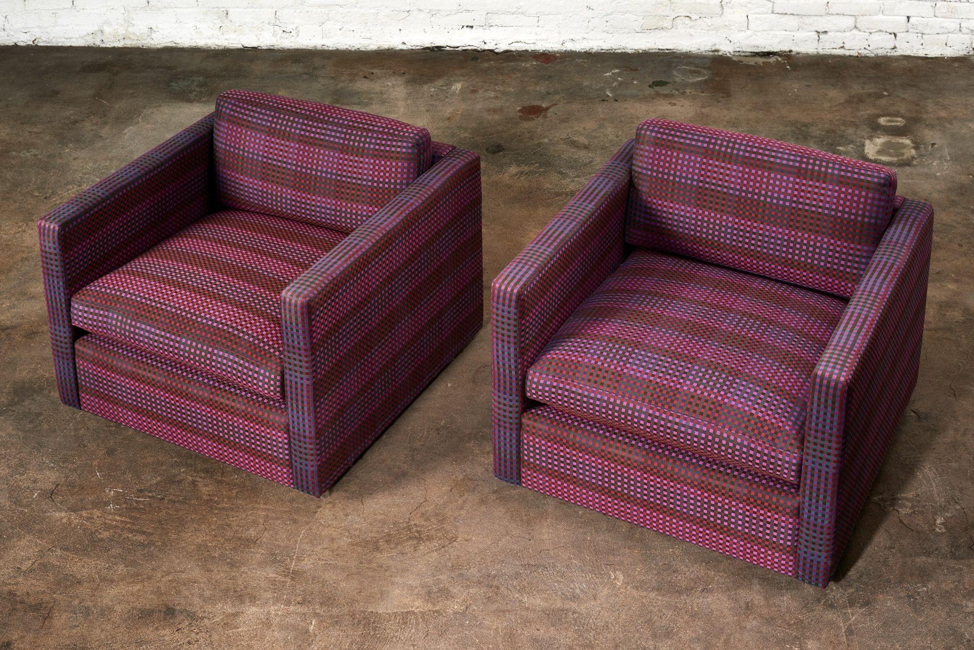 Postmoderne Paire de chaises longues Knoll Pfister, 1980 en vente