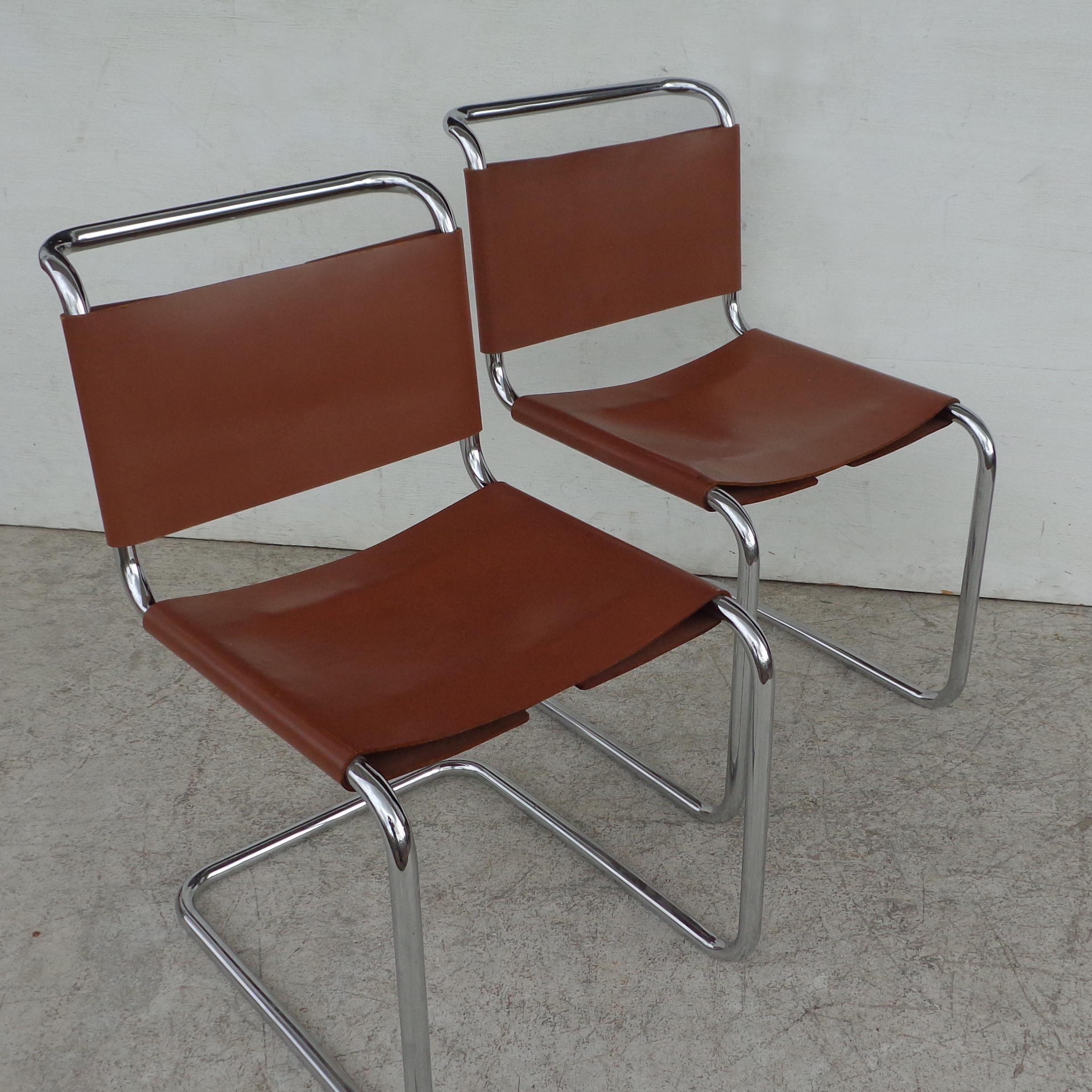 Mid-Century Modern Pair Knoll Spoleto Chairs