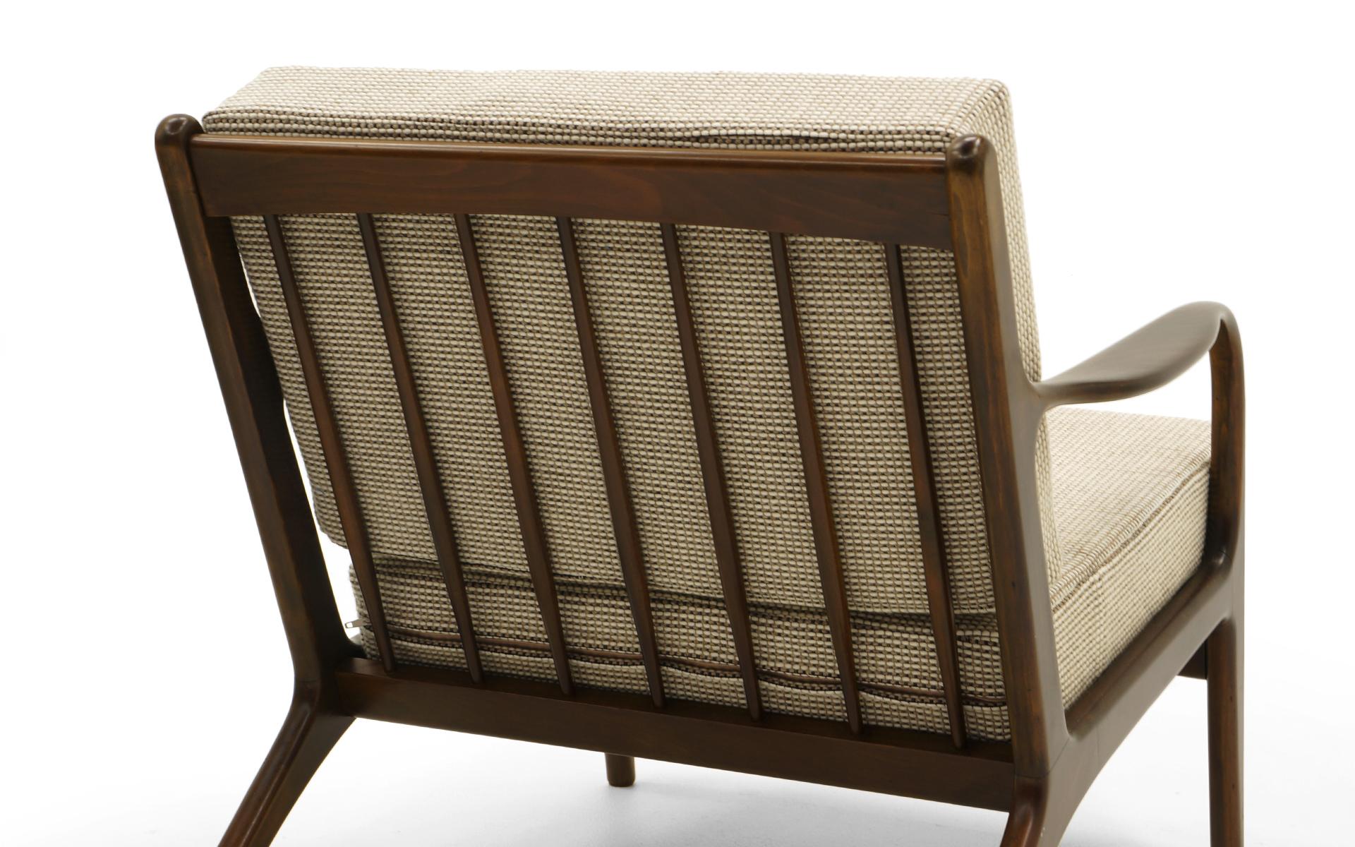 Pair Kofod-Larsen Danish Modern Lounge Chairs, Restored. PRICE IS FOR THE PAIR. 2