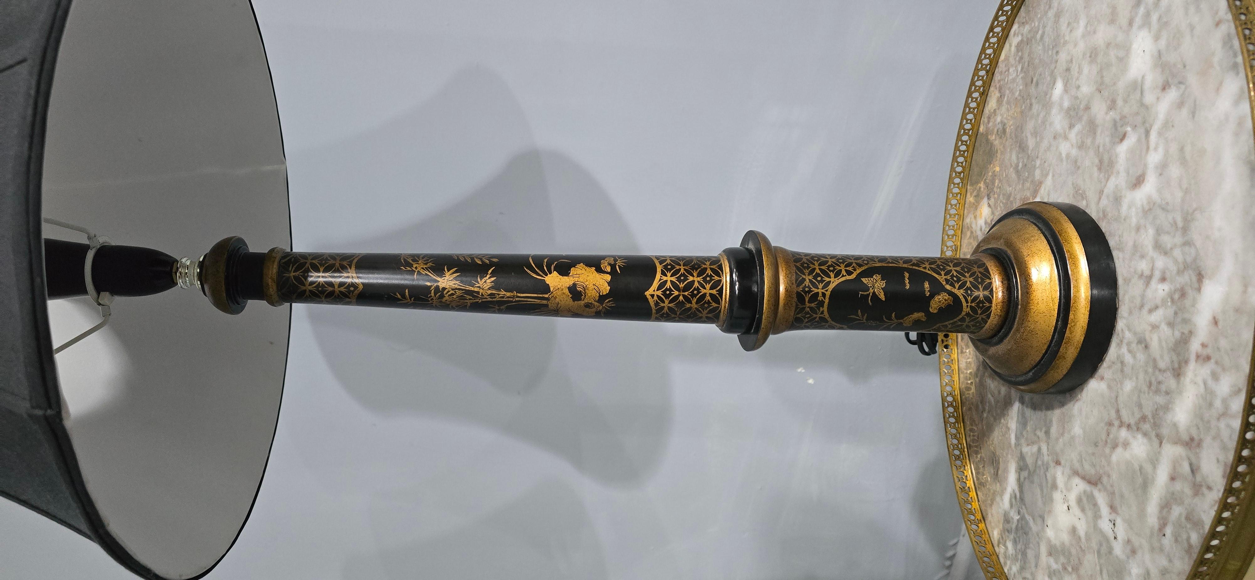 Pair Laquered Table Lamps en Bueno estado para la venta en Swadlincote, GB