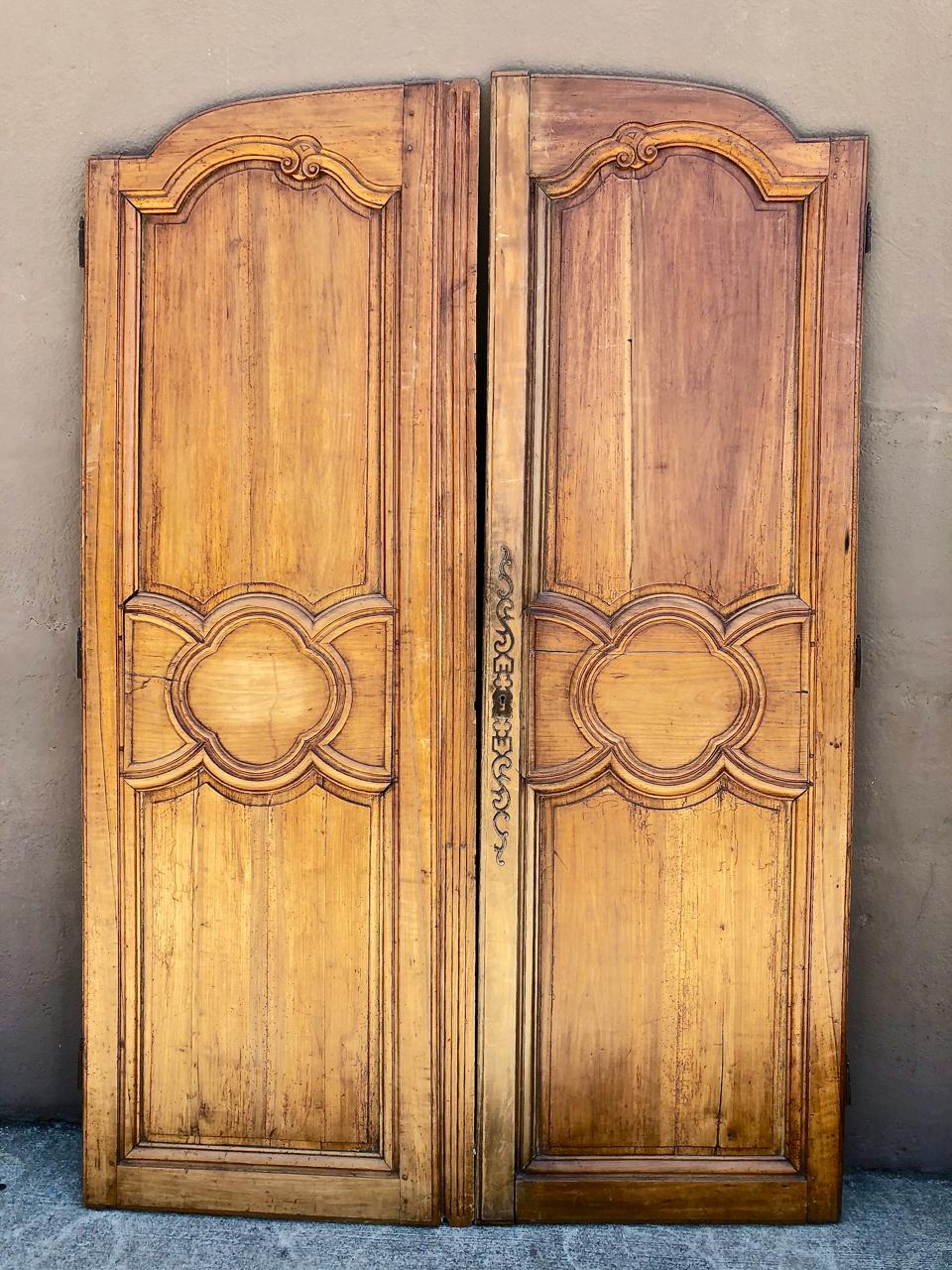 Pair Large 18th Century French Doors 2