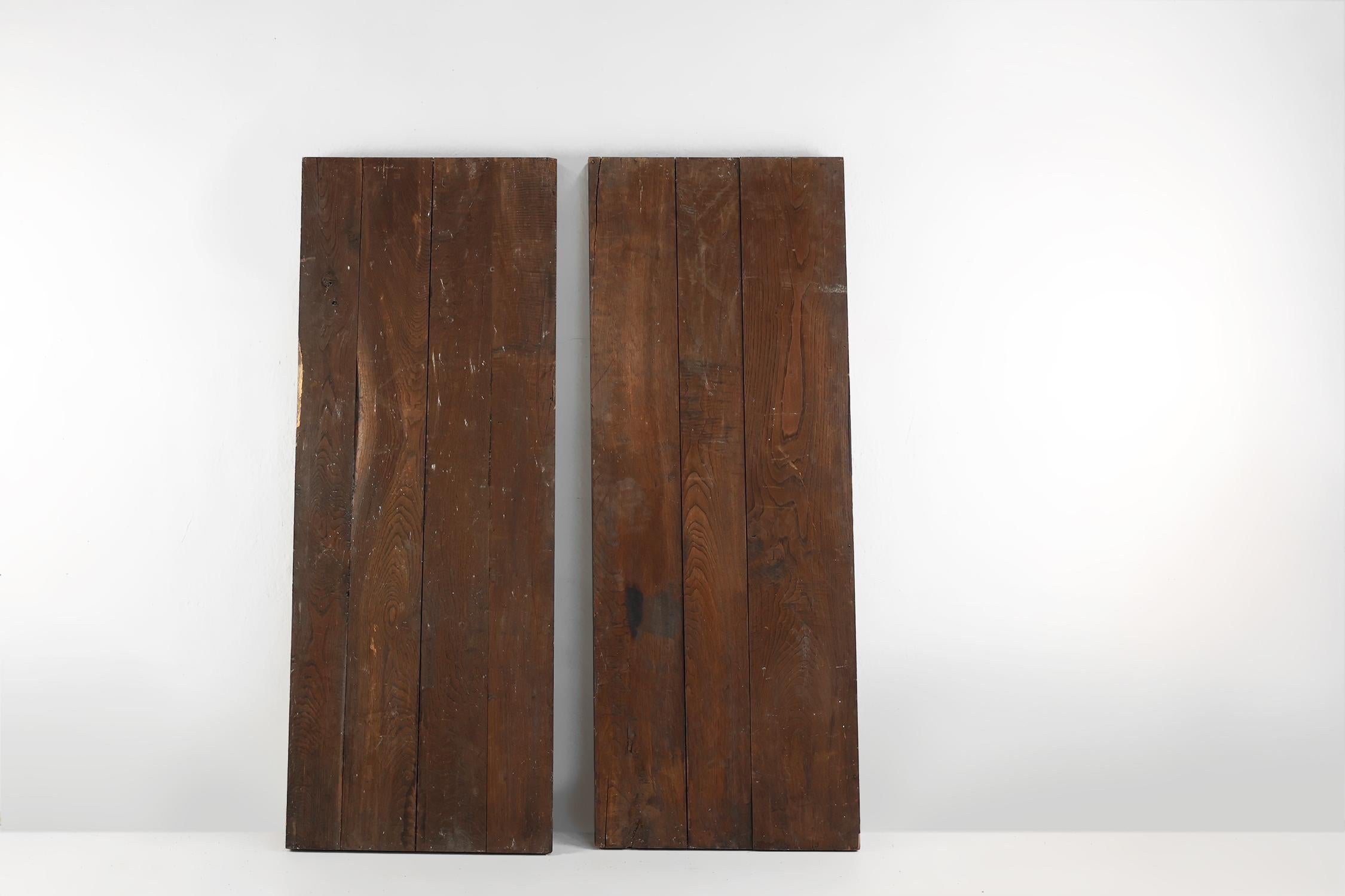 Pair large carved Portuguese oak wall panels, ca. 1850 For Sale 3