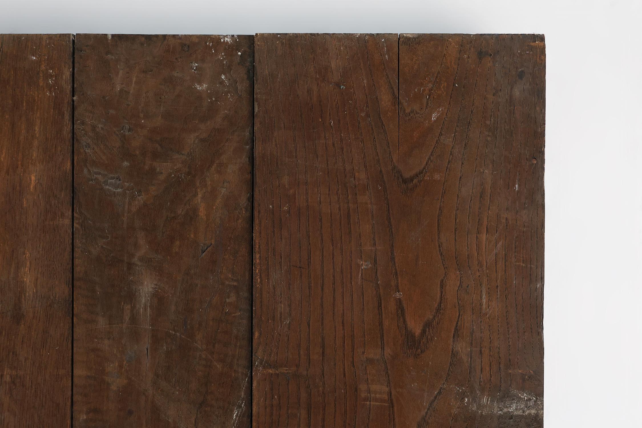 Pair large carved Portuguese oak wall panels, ca. 1850 For Sale 4