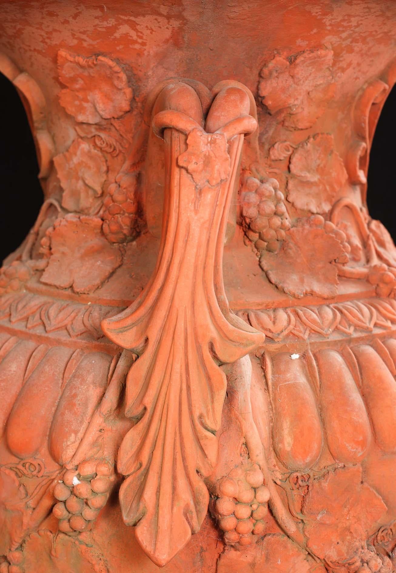 terracotta urn large