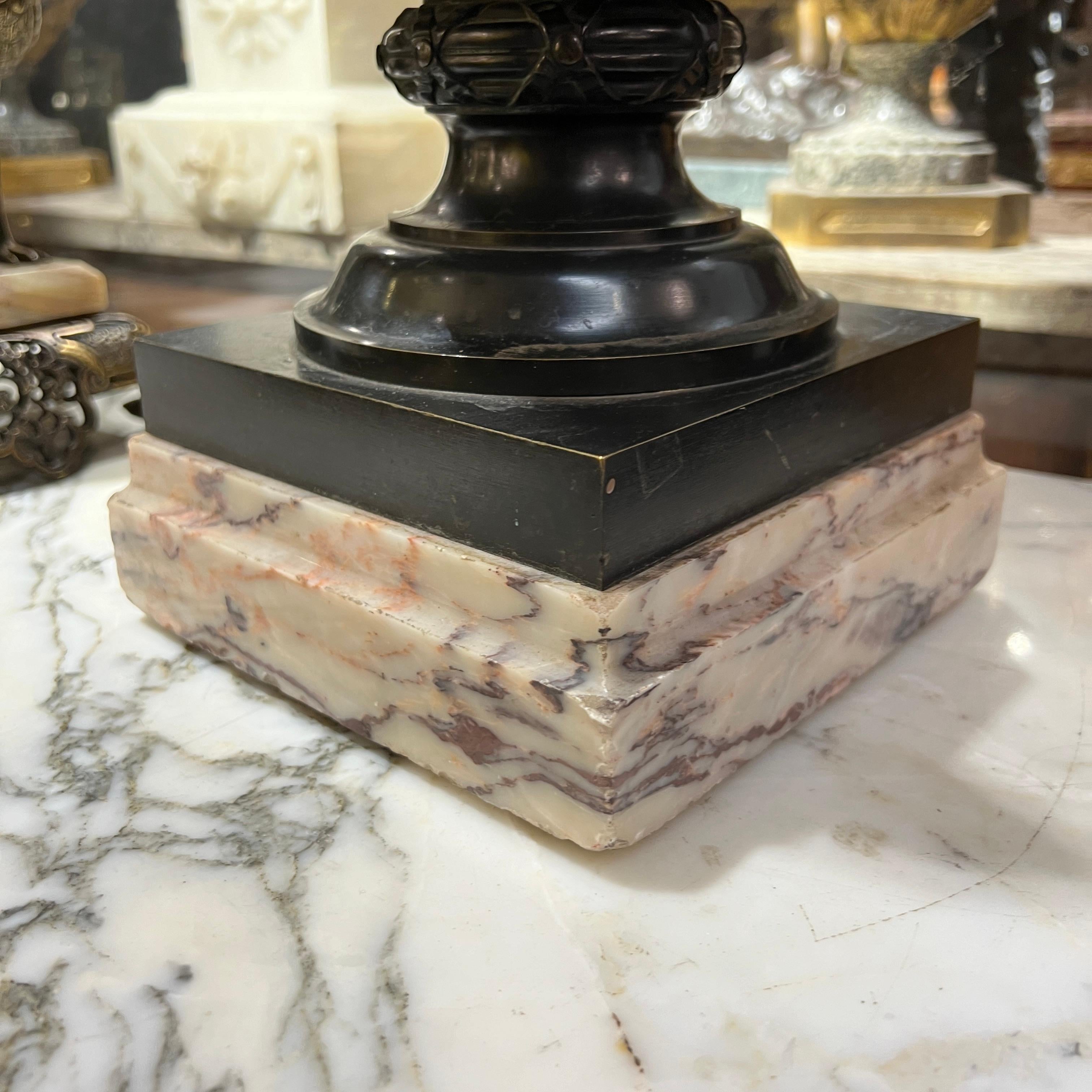Paire de grandes jardinières françaises de style Empire égyptien par Eugene Cornu 5