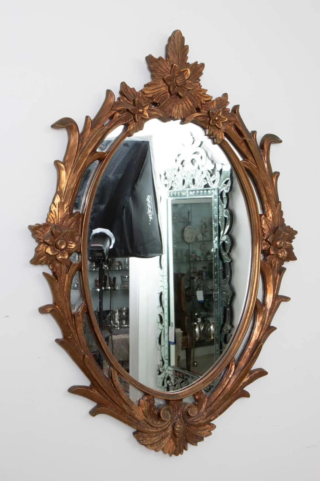 Pair Large Scale Gilt Mirrors For Sale 5