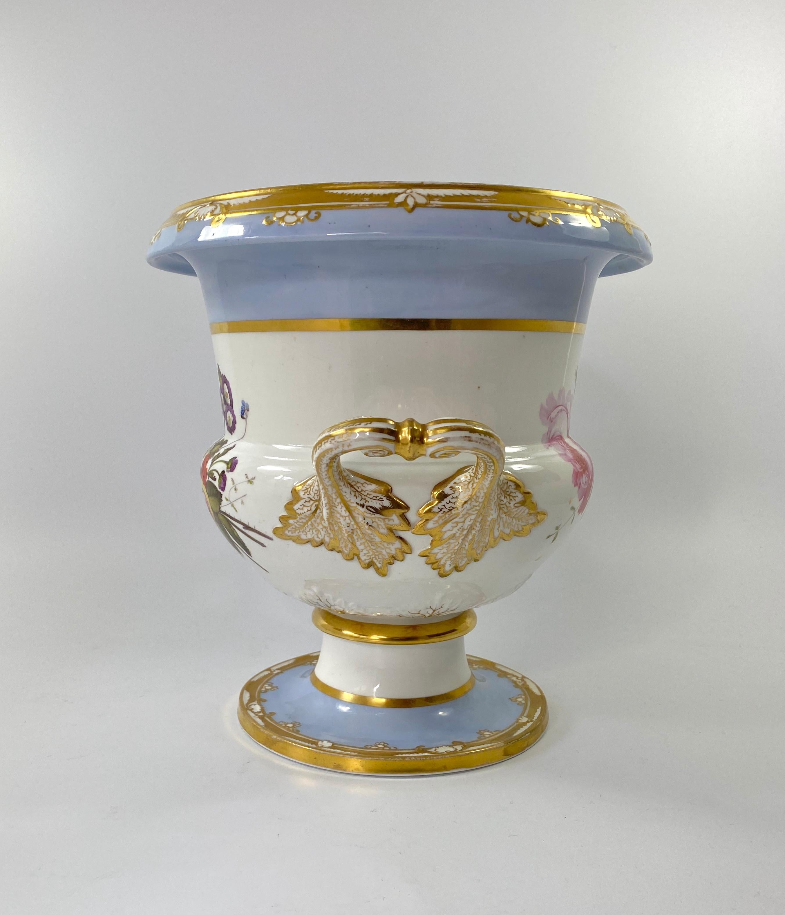 Early 19th Century Pair of Large Spode Porcelain Ice Pails, C. 1820