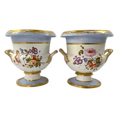 Pair of Large Spode Porcelain Ice Pails, C. 1820