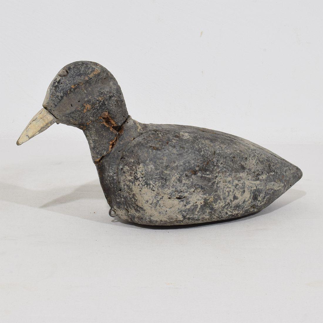 Pair Late 19th Century French Decoys/ Cork Coots For Sale 7