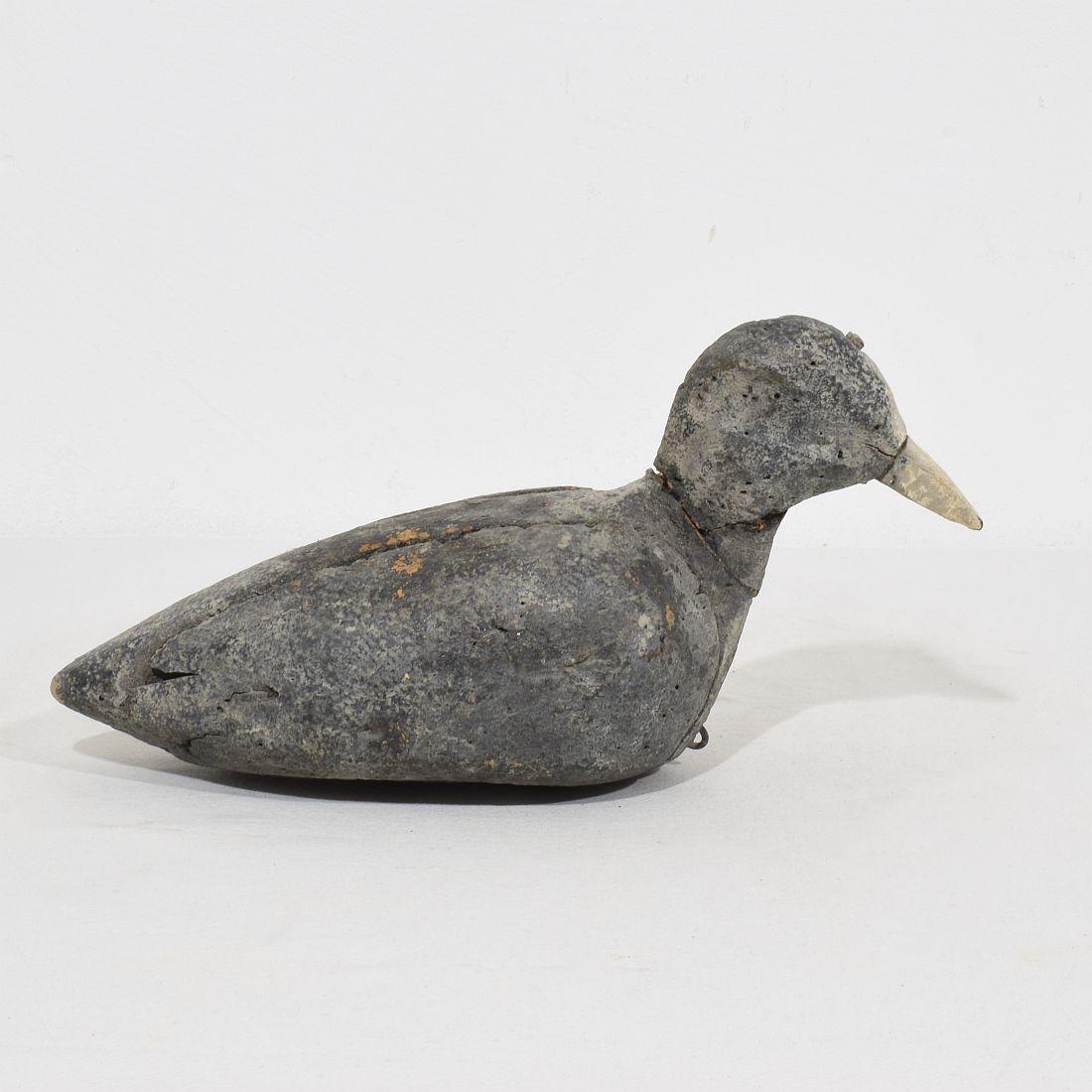 Pair Late 19th Century French Decoys/ Cork Coots For Sale 9
