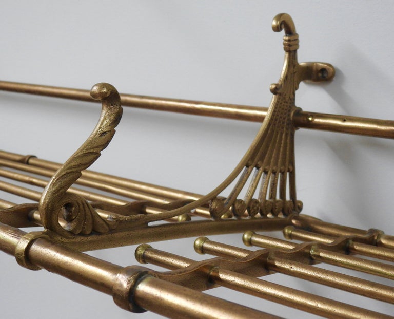 Pair of Late 19th Century Train Car Luggage Rack For Sale at 1stdibs