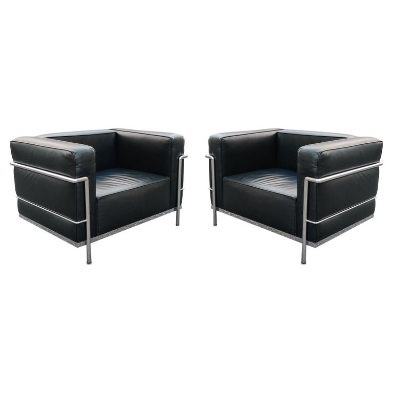 Set of Four Le Corbusier LC3 Style Lounge Chairs for Mobelaris at 1stDibs |  mobelaris france, mobelaris review, mobelaris furniture