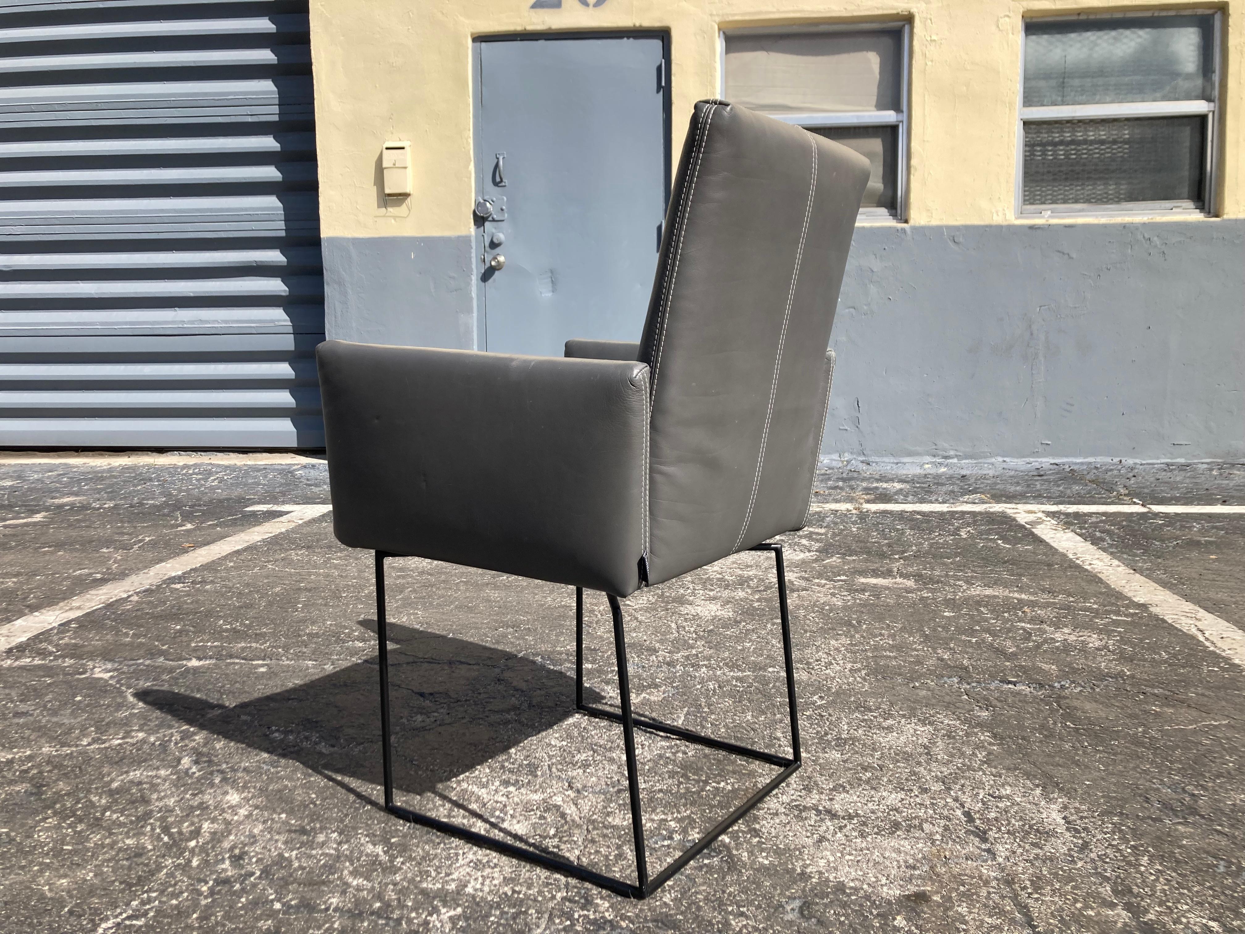 Allemand Paire de fauteuils en cuir conçus par KURT BEIER & KATI QUINGER pour Bullfrog  en vente